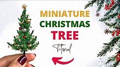 🎄 DIY Miniature Christmas Tree Tutorial