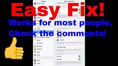 How To Fix Cant Download App Problem On Your Phone Or Ipad(Fast) (IOS 8,9,10,11) (Easy)