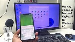 How to Use Any iPhone as a Mouse & Keyboard for PC/Laptop