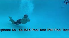 2018 Apple Iphone Xs And Xs MAX Underwater Waterproof Pool Testing The IP68 Water Resistance