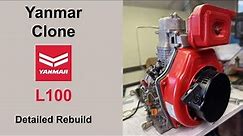 Yanmar Clone 10hp Diesel Engine - Detailed Rebuild