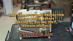 Eiki 16mm sound projector Focus Knob Repair