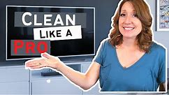How to Clean a Flat Screen TV Without Damaging It | Plasma, LED or LCD
