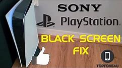 How to Fix Sony PlayStation 5 PS5 Black Screen