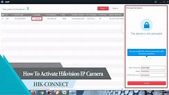 How To Activate Hikvision IP Camera With SADP Tool