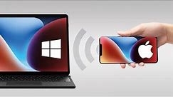 Screen Mirror iPhone and iPad To Laptop With Windows