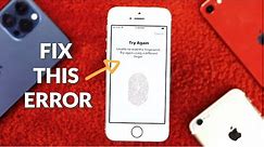 How to Fix Touch ID Not Reading Fingerprint on iPhone 5s [iOS 12]