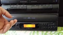 Goodman MN7503 Stereo System Deck 3 CD Changer Player- FM/AM Radio
