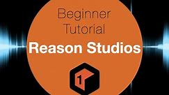 Reason 12 for beginners #1 Tutorial (Reason Studios)