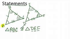 Creating Congruence Statements: Lesson (Geometry Concepts)