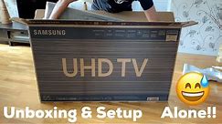 Samsung 55-inch 4K UHD Smart TV UE55RU7105 (2019) Unboxing and Setup!