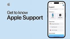 Get to know the Apple Support app for iPhone and iPad | Apple Support
