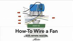 How to Wire a Ceiling Fan with a Remote Receiver
