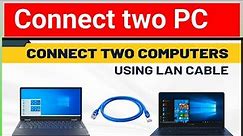 How Connect two Computer Via Ethernet cable #network