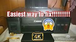 How to fix canon pixma g series printer not printing problem