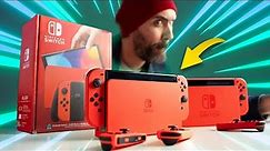 New Nintendo Switch OLED Mario Red Edition Unboxing
