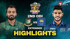 Extended Highlights | Bangladesh vs Sri Lanka | 2nd ODI | T Sports
