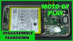 Motorola Moto G7 Play Disassembly Teardown Repair Video XT1952