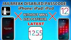 Checkra1n Jailbreak Disabled/Passcode iPhone/iPad/iPod iOS 12.5.5 iPhone 5S/6/6+ iPad Mini 2/3 iPod6