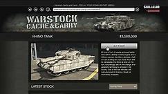 GTA V Trevor purchasing army vehicles on Warstock Cache & Carry
