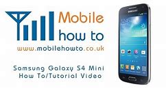 How To Uninstall/Remove/Delete App - Samsung Galaxy S4 Mini