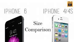 iPhone 6 vs iPhone 4/4s (Size Comparison)​​​ | H2TechVideos​​​