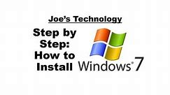 Windows Step by Step: How to Install Windows 7 Home Premium OEM