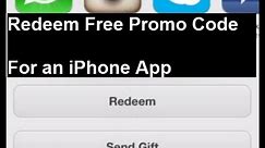 How to Redeem Free Promo Code for an iPhone App