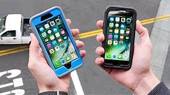 iPhone 7 OtterBox vs. Tech21 33 FT Drop Test!