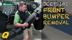How to Remove Factory Front Bumper on Your Jeep Wrangler JK