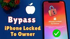 How To Bypass iPhone Locked To Owner 2024 | iCloud Activation Remove Without Computer 2024