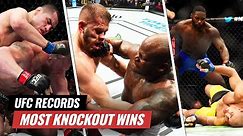 UFC Records: Top 10 Most Knockout Wins in UFC History