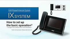 IX SYSTEM How to set up the basic operation