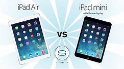 iPad Air vs iPad Mini 2 (Retina)