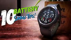How to Improve Battery Life on Galaxy Watch 4 and Watch 4 Classic!