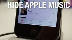 How to Hide Apple Music!