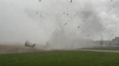 Person Records Tornado Forming in Front of Them