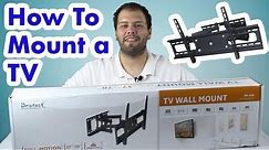 How To Mount a Flat Screen TV to the Wall - Easy Installation