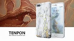 iphone 6s/6/7/8 plus white marble case