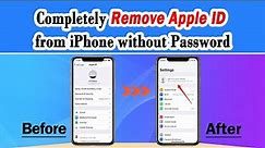 How to Completely Remove Apple ID from iPhone without Password [No Jailbreak]