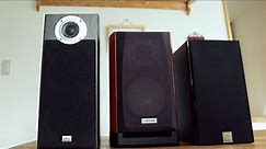 Sharp SD-VH90 Minidisc Deck - Onkyo D212EX & Dali Zensor 1 speaker demonstration