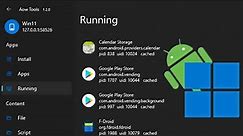 Android on Windows Tools for Windows 11 WSA