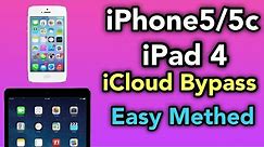 iPhone 5/5c/iPad 4 iCloud Bypass 2022 | Free iOS 10.3.4 iCloud Bypass |