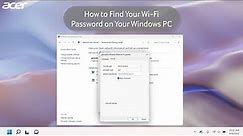 How to Find Your Wi-Fi Password on Your Windows PC