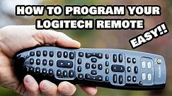 How to Program Your LOGITECH Universal Remote to ANY Device!