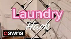 Mum reveals laundry hack to avoid ironing any clothes – by putting her washing on hangers on her airer