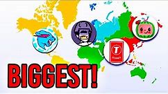 What Is The BIGGEST Channel In Each Country?