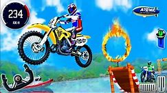juegos De Motos Para Niños - Saltos De Motos en pista Extremas - Desafío De Motos.