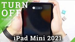 How to Switch Off iPad mini (2021) | Power Off iOS iPad