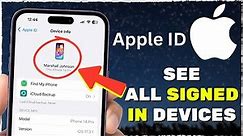 How To Find All Devices Signed Into Your Apple ID